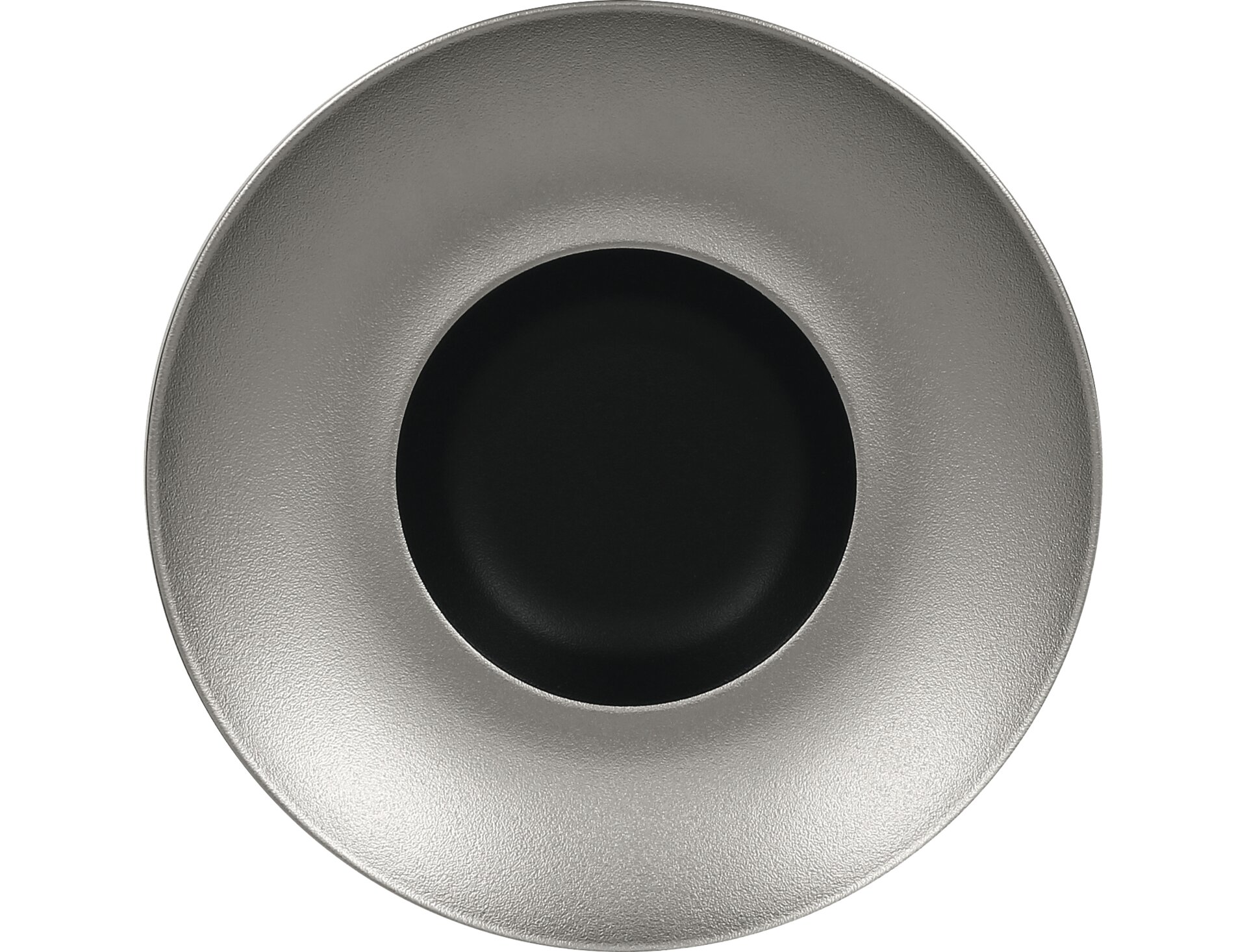 Gourmetteller tief 260 mm black-silver