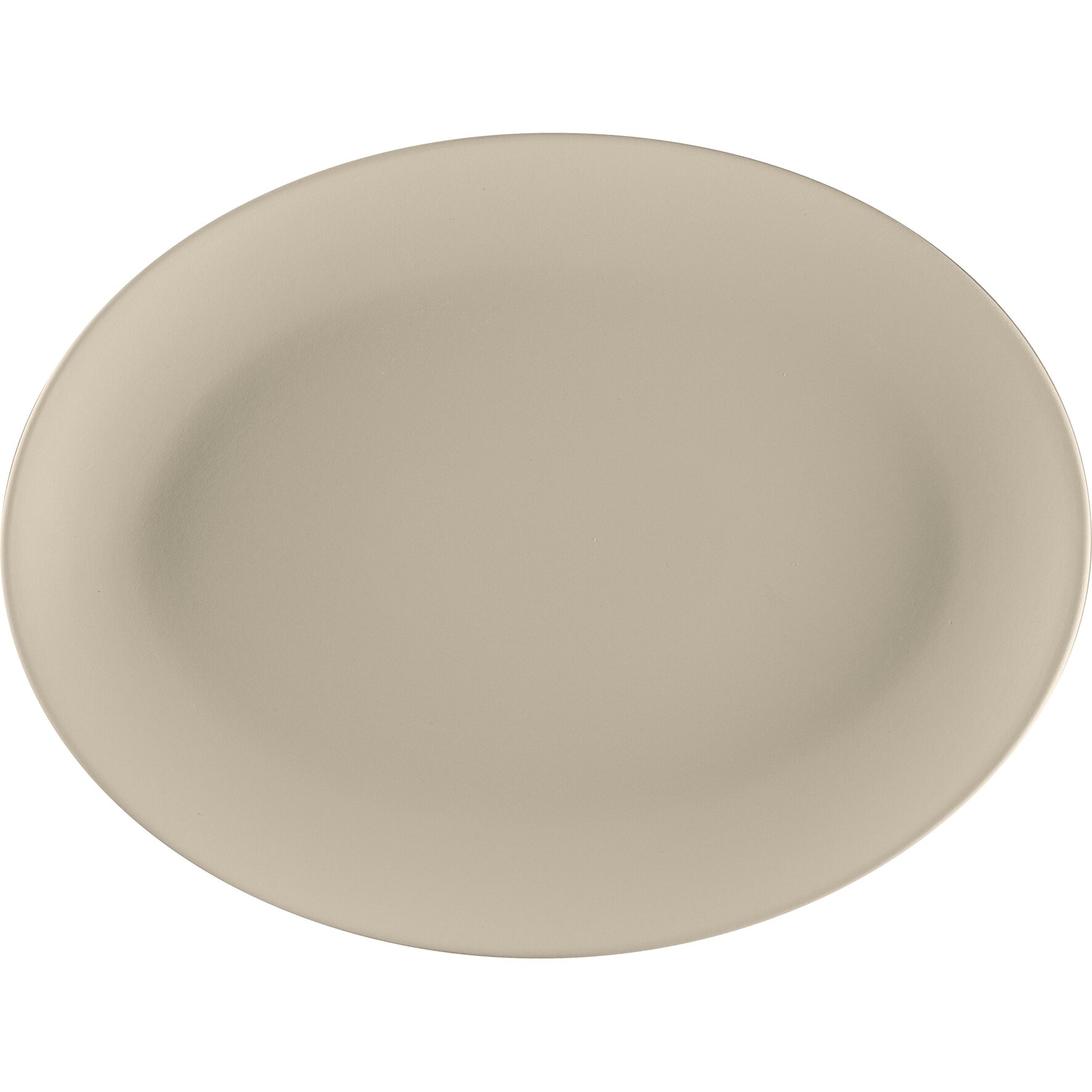 Platte oval 360 x 270 x 35 mm Argila Epura