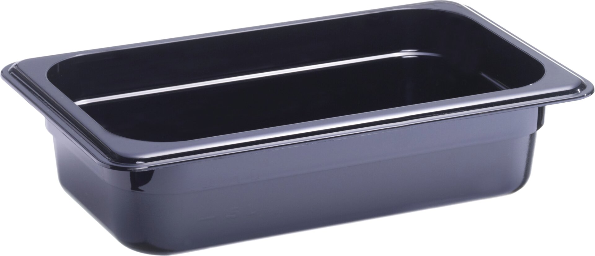 GN-Behälter GN 1/4 265 x 162 x 65 mm Polycarbonat schwarz
