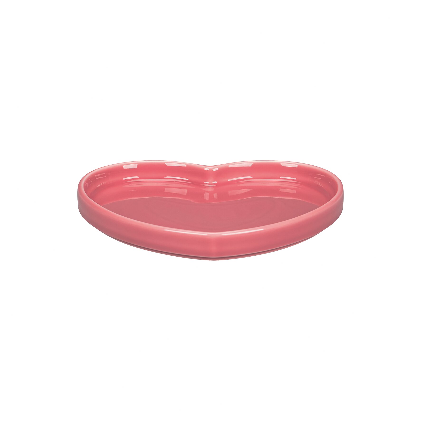 Teller flach ohne Rand 198 x 180 x 25 mm / 0,33 l pink Cliché
