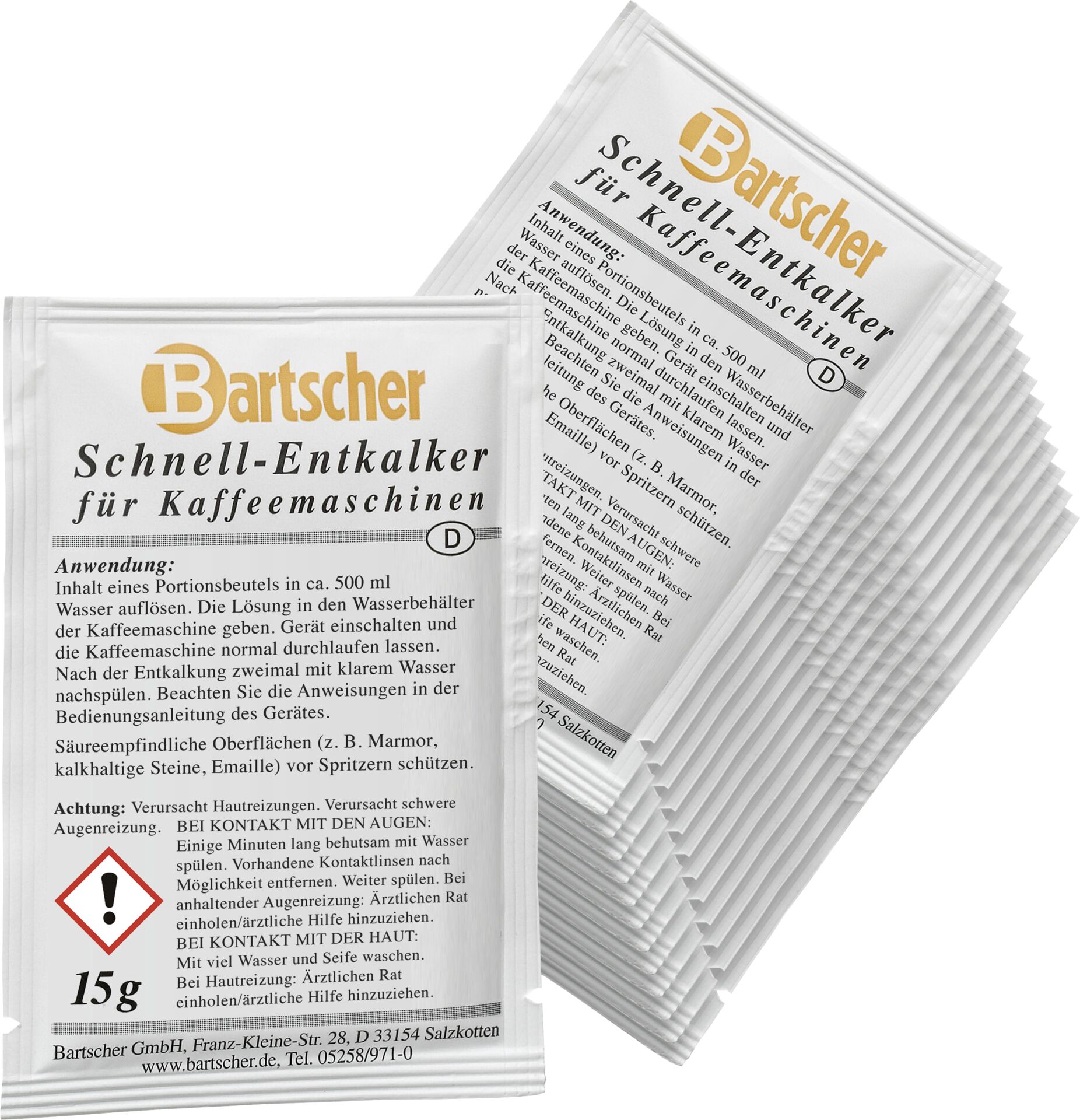 Entkalker für Kaffeemaschinen