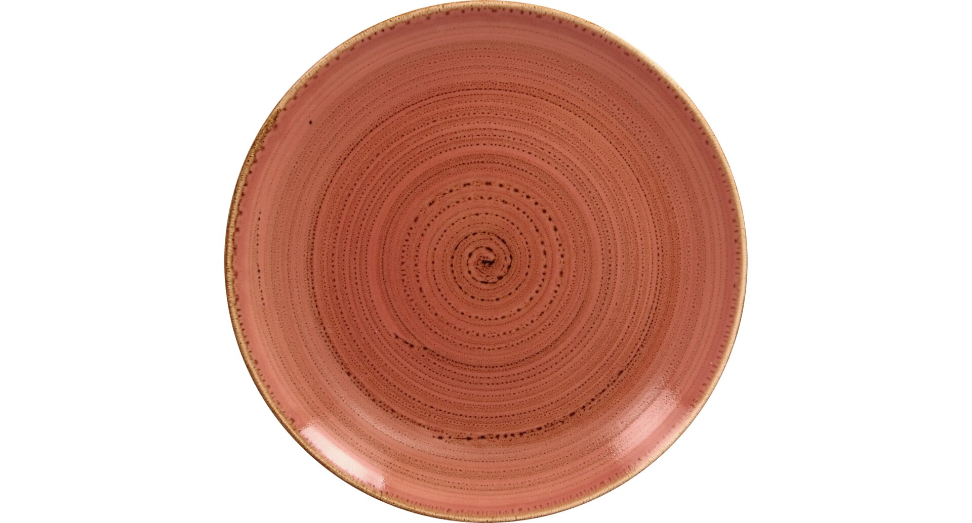 Coupteller flach 240 mm coral