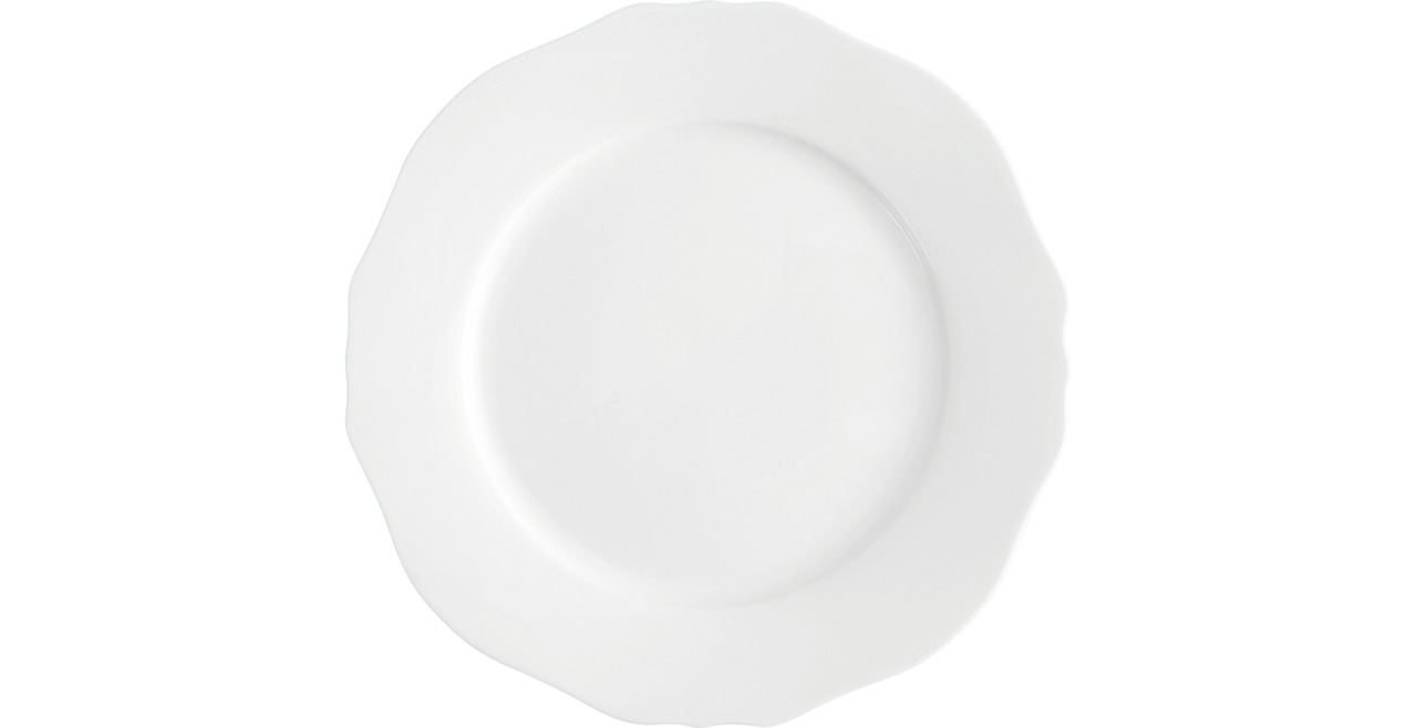 Teller flach mit Fahne 205 mm Contessa