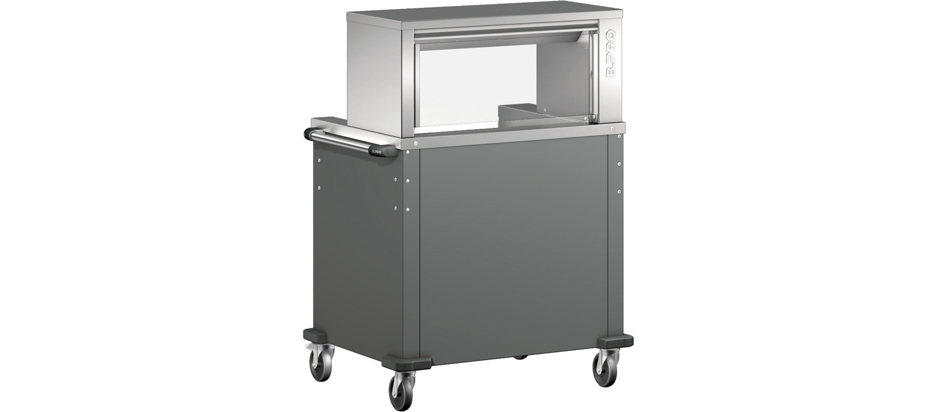 Frontcooking-Station BC I-flex 2 to go / 4 Heizzonen / mit Edelstahl-Rollen