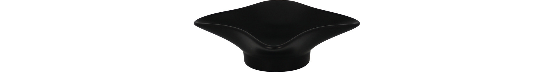 Schale in Sternform 130 x 130 x 45 mm 0,17 l black