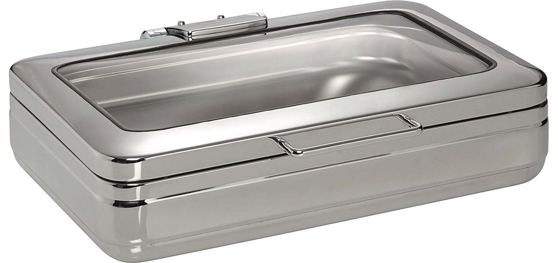 GN-Chafing Dish First GN 1/1 9,00 l / 580 x 480 x 160 mm + Glasdeckel