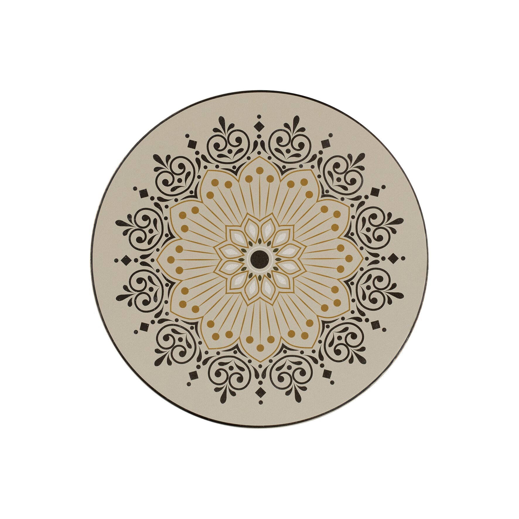 Teller flach rund 236 mm Argila Cartagena