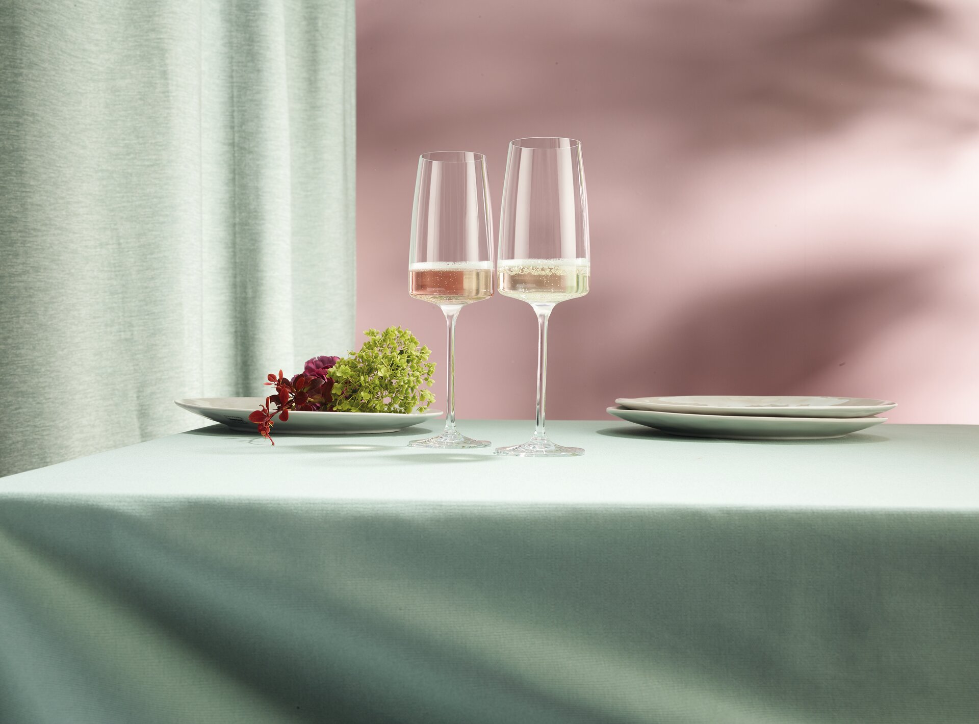 Champagnerglas 72 mm / 0,39 l 0,10 /-/ mit Moussierpunkt