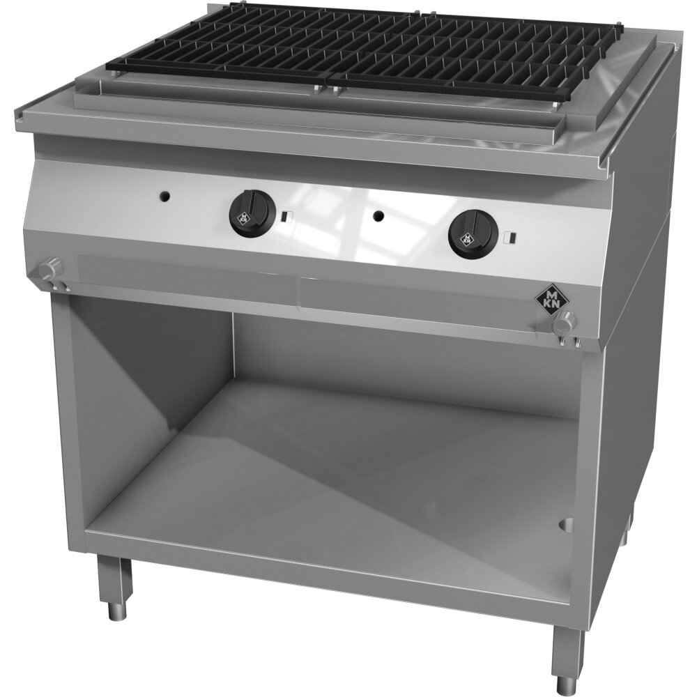 Gas-Glühsteingrill 2 Zonen / Argentina 2 / je Grillfläche 320 x 510 mm