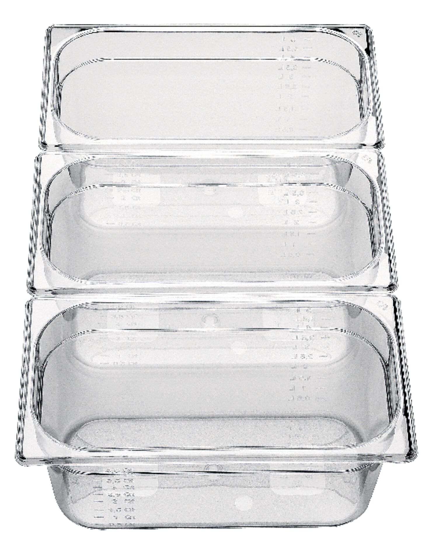 GN-Behälter 1/3 Polycarbonat 100 mm tief