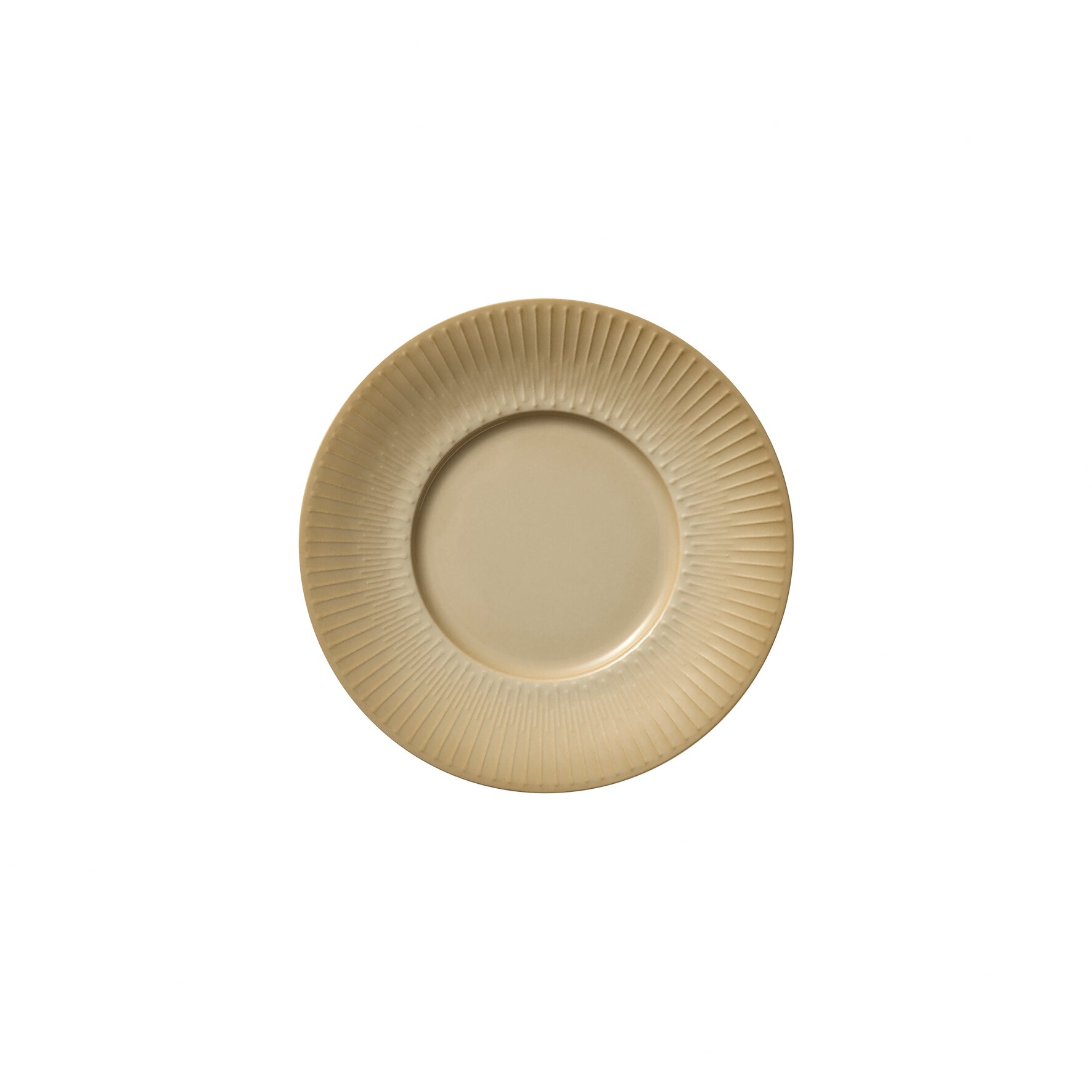 Teller flach mit Fahne 160 mm Relief Grounded