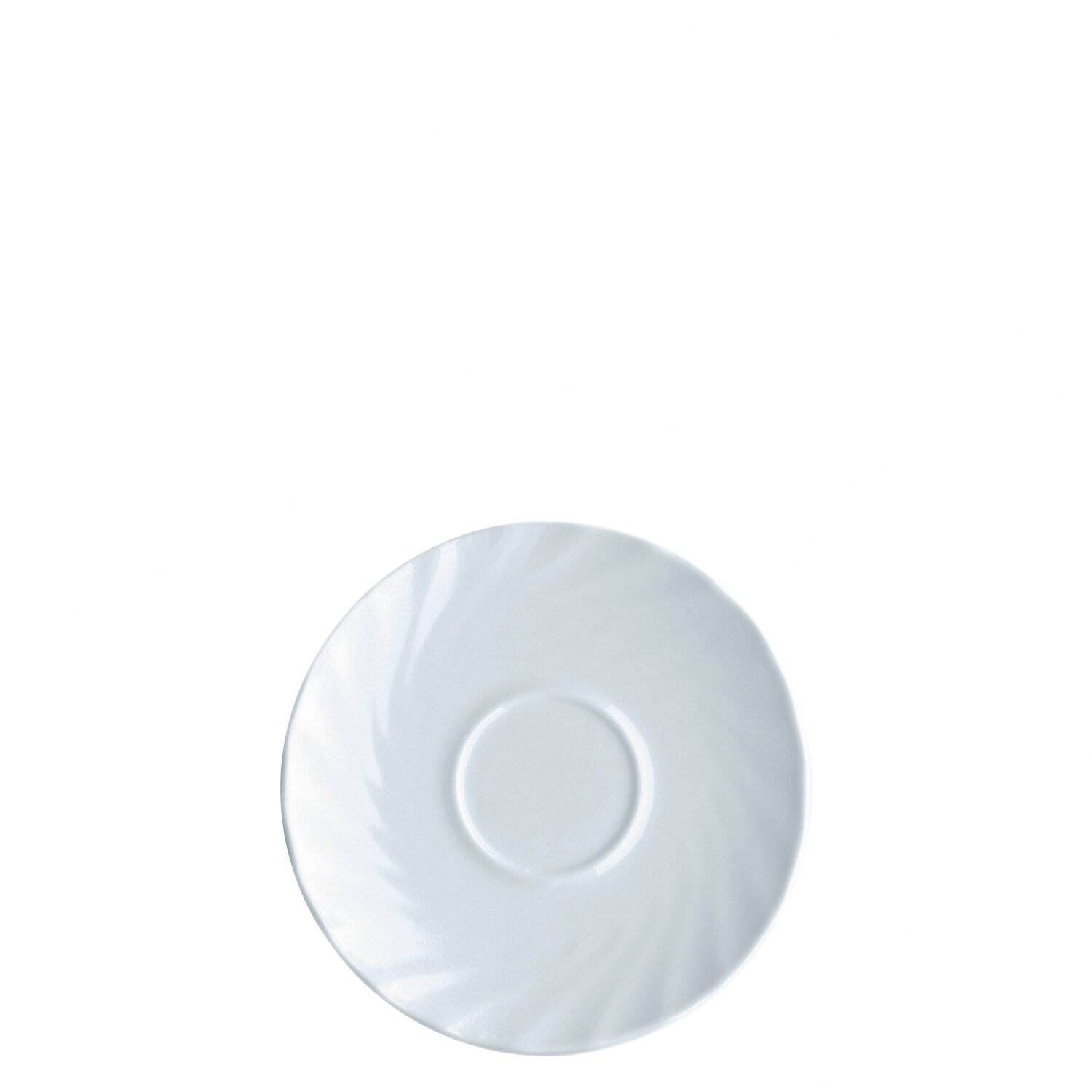 Untertasse 142 mm uni weiß