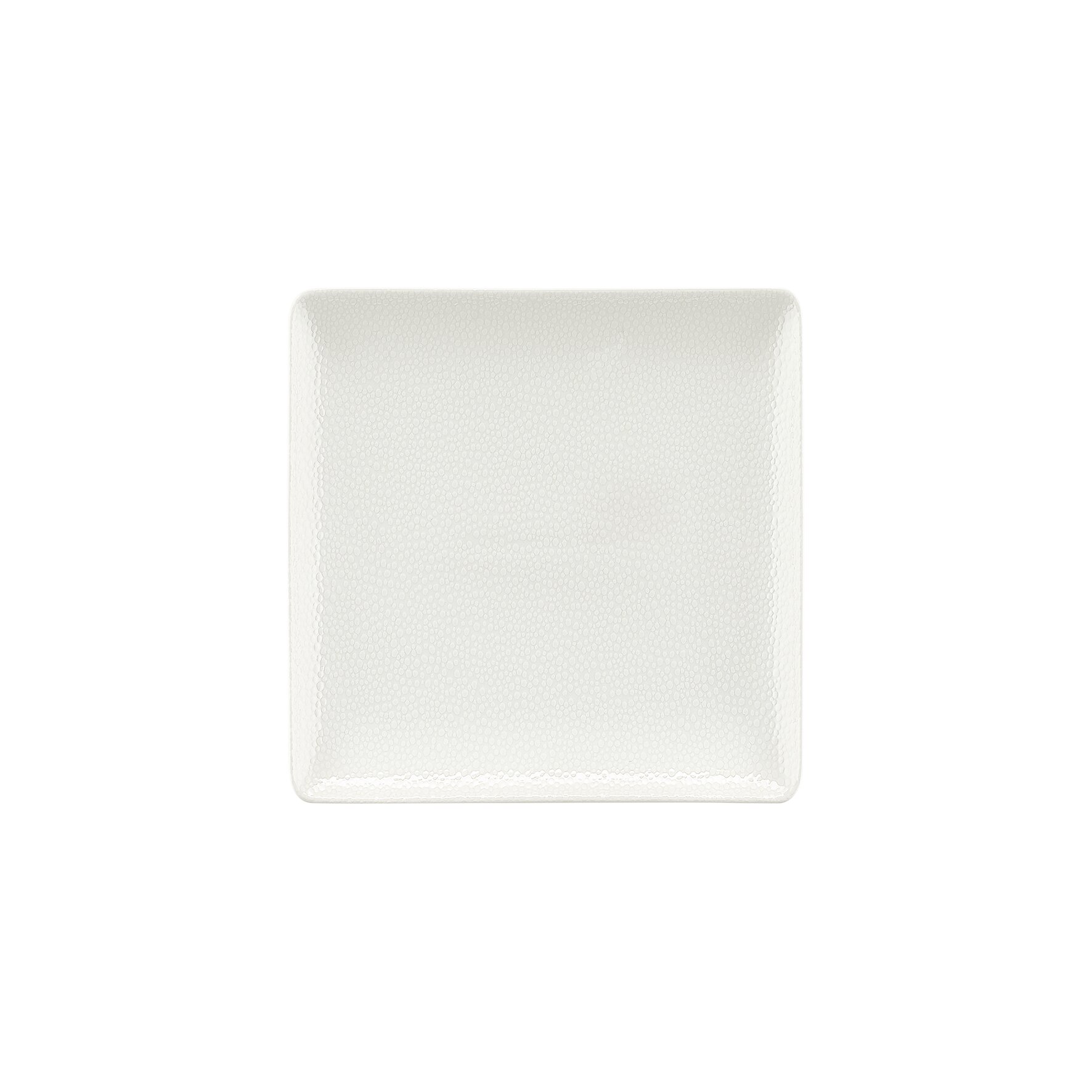 Coupteller flach quadratisch 200 x 200 mm light