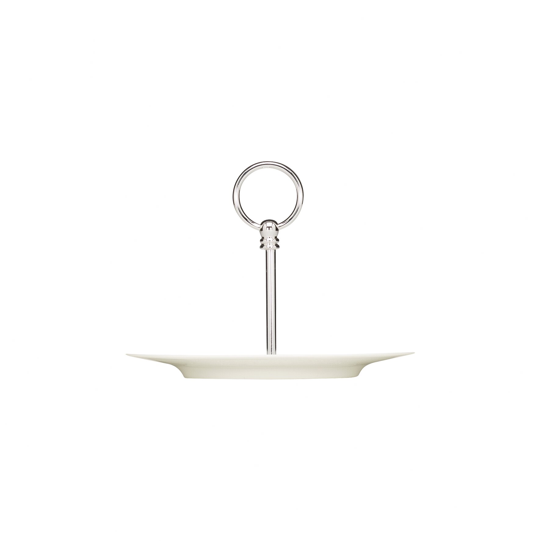 Etagere + Teller flach mit Fahne 1-fach  225 x 225 x 170 mm