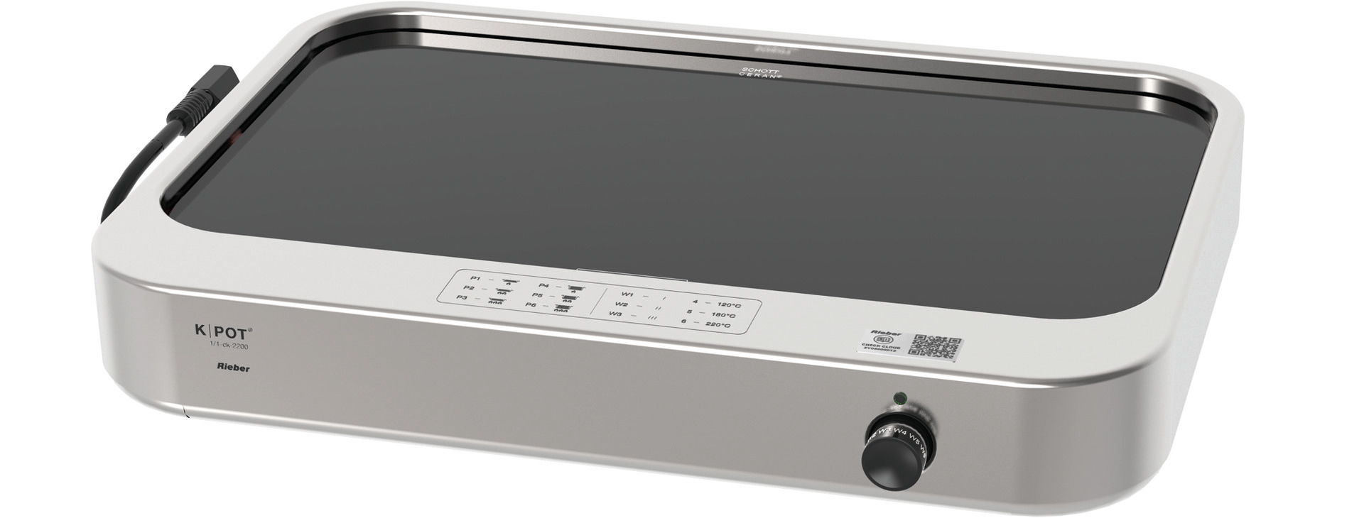 Auftischgerät K-POT 1/1 ck-2200  / 1 Zone / Edelstahl