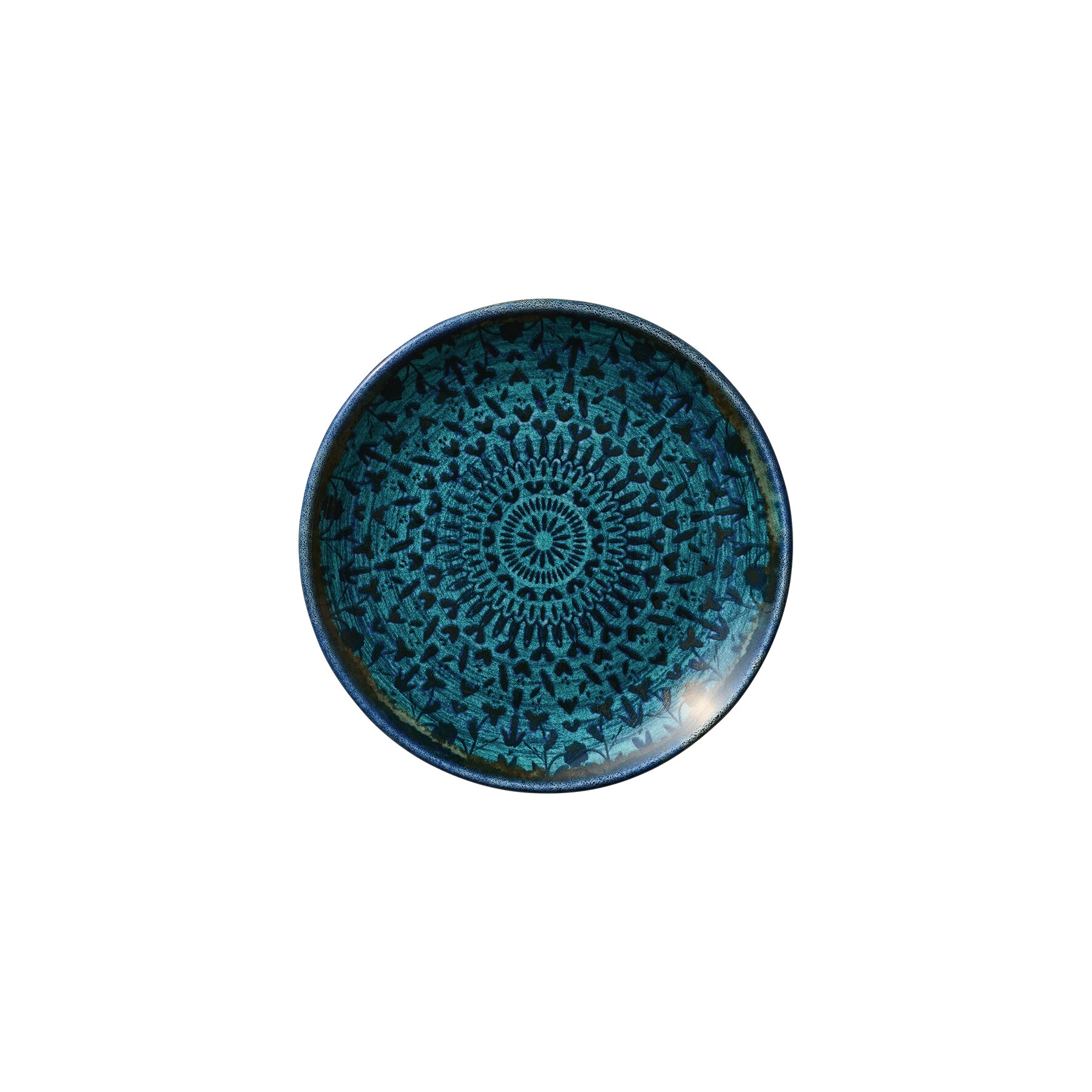 Coupteller flach rund 150 mm indigo Mirage