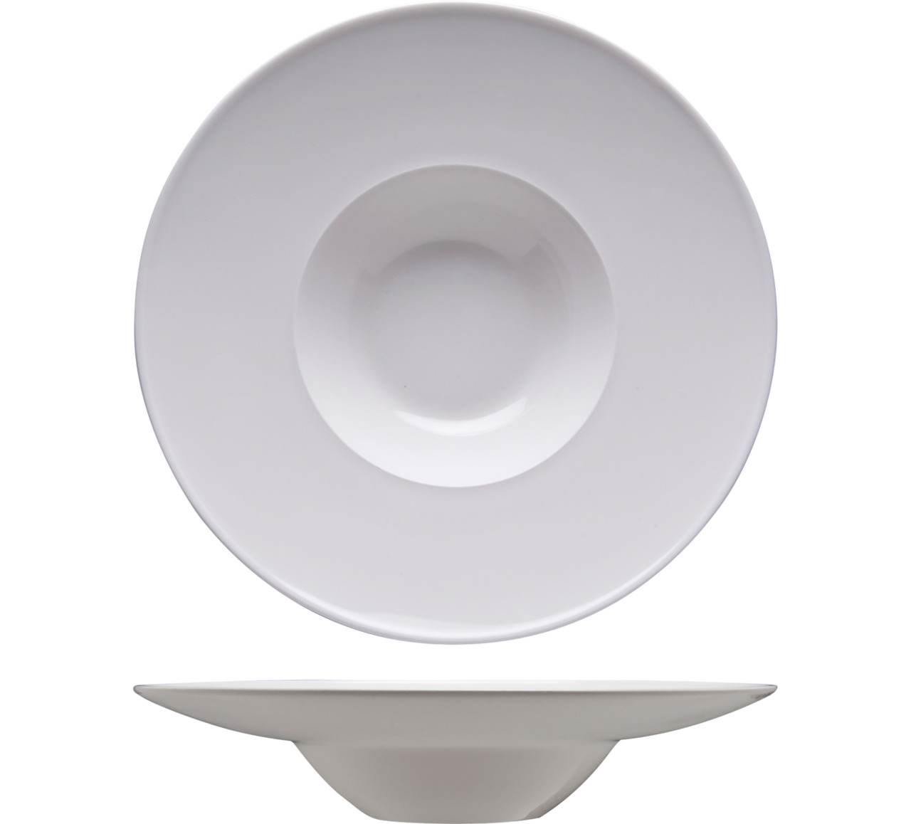 Gourmetteller tief breite Fahne 283 mm / 0,35 l weiß Specials