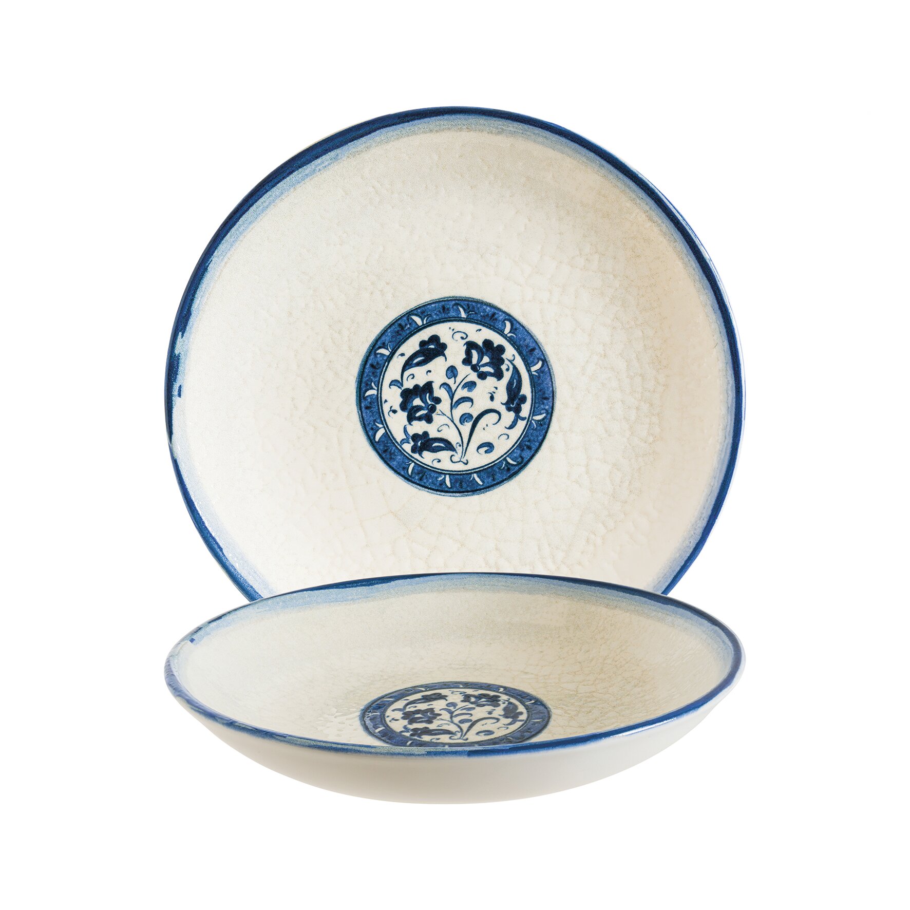 Teller tief Bloom 230 mm / 1,00 l blau Esnaf Line