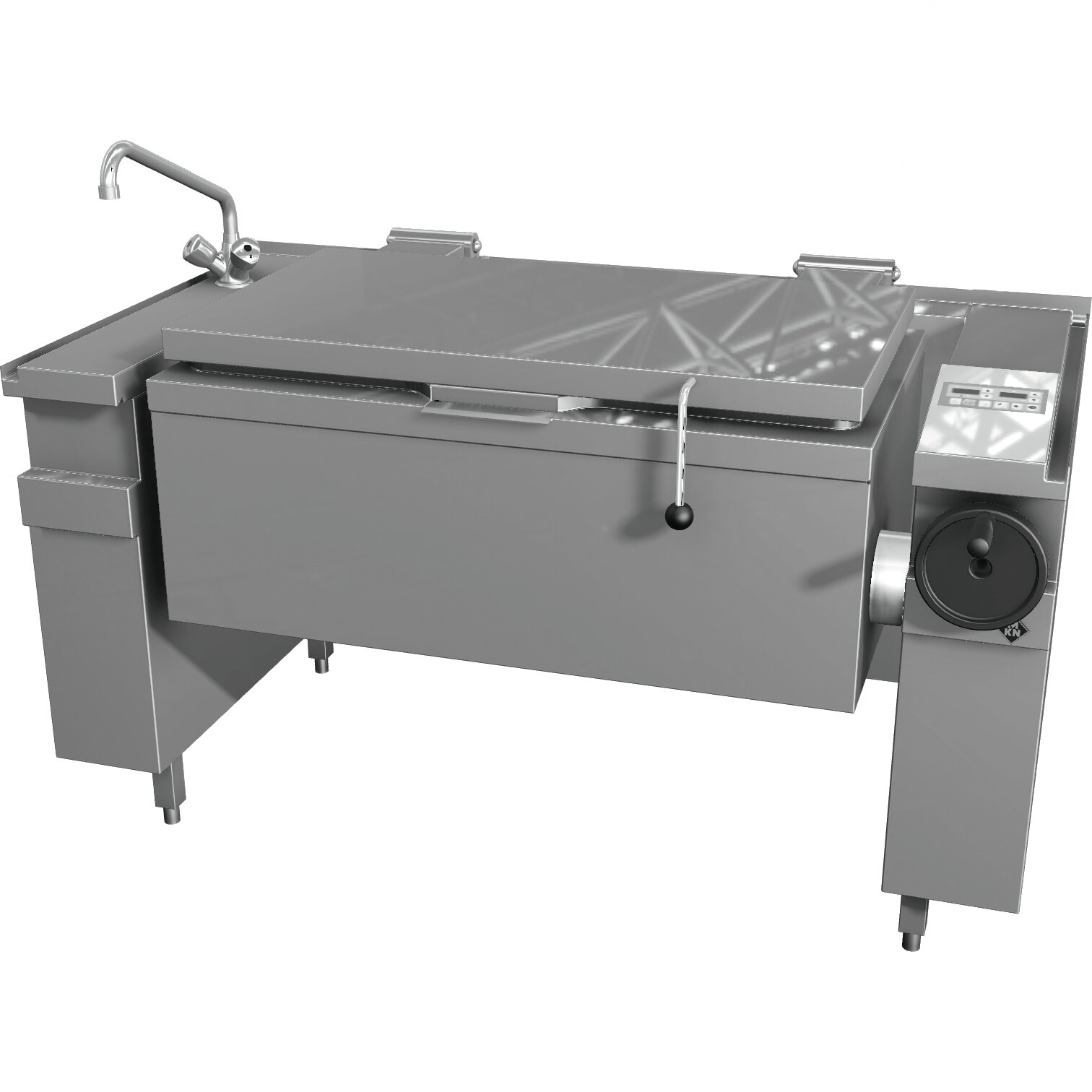 Elektro-Kipp-Braisière Magnum 94,00 l Handkippung GN 2/1 / 210 mm tief