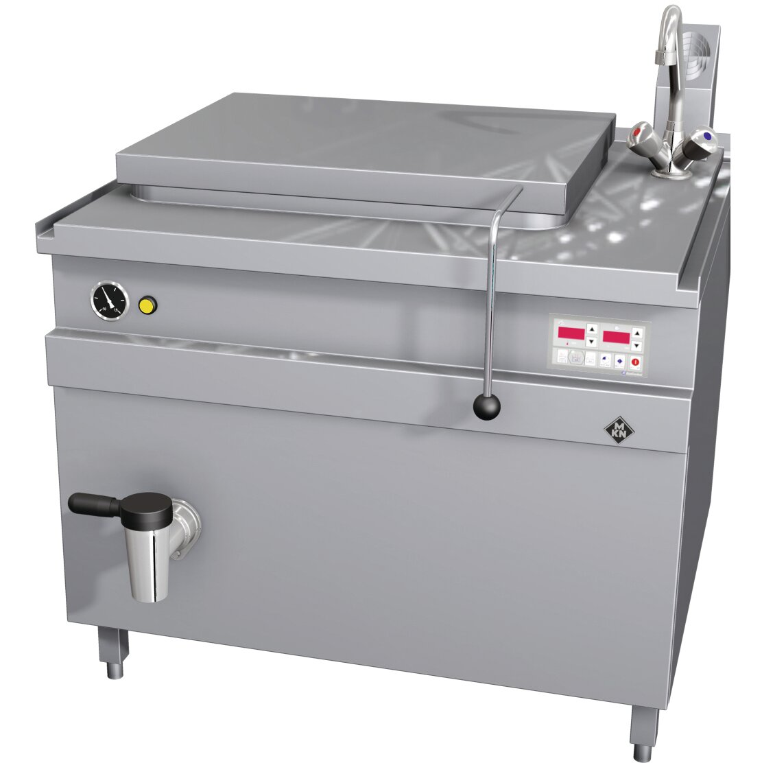 Gas-Schnellkochkessel 180,00 l + EcoControl / Optima 850 / 4 x GN 1/1