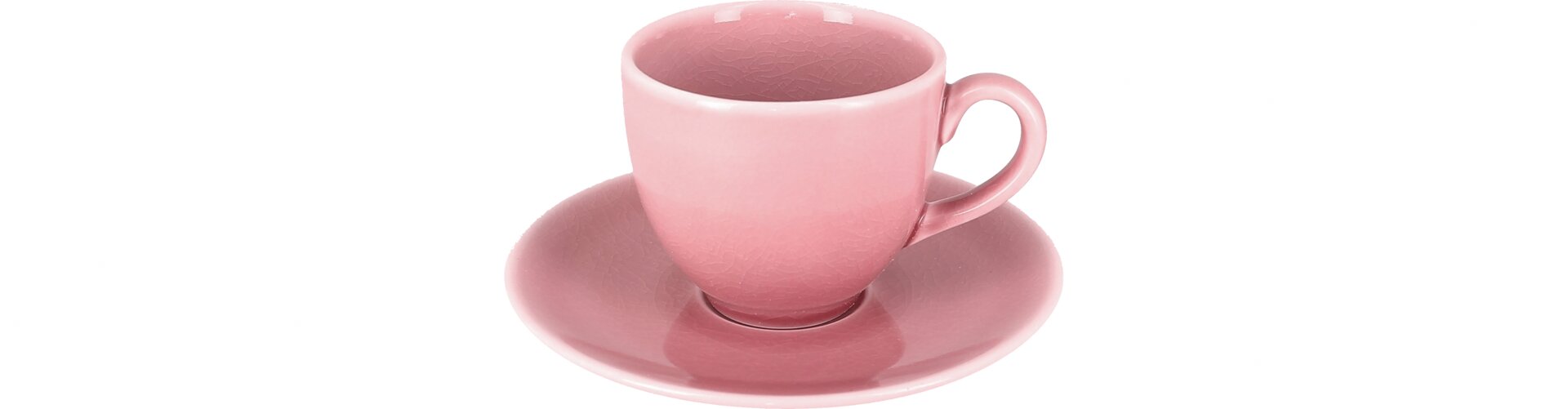 Kaffeetasse 85 mm / 0,20 l plain-pink Vintage