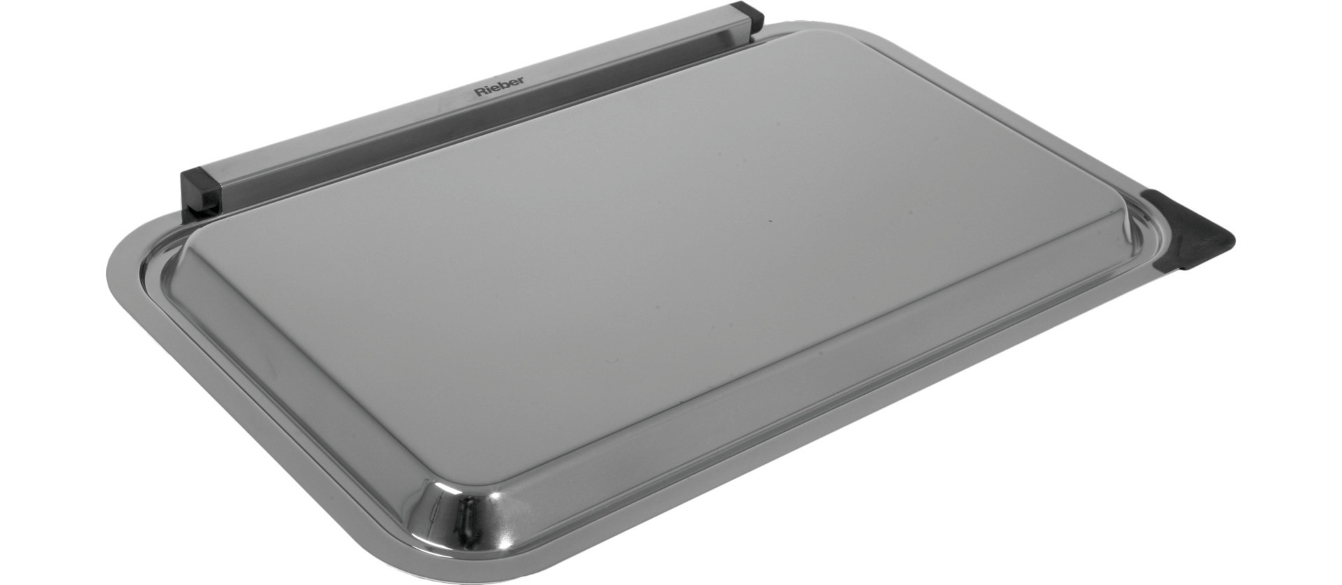 Buffetdeckel GN 1/2 mit festverbundenem  Scharnier / Edelstahl