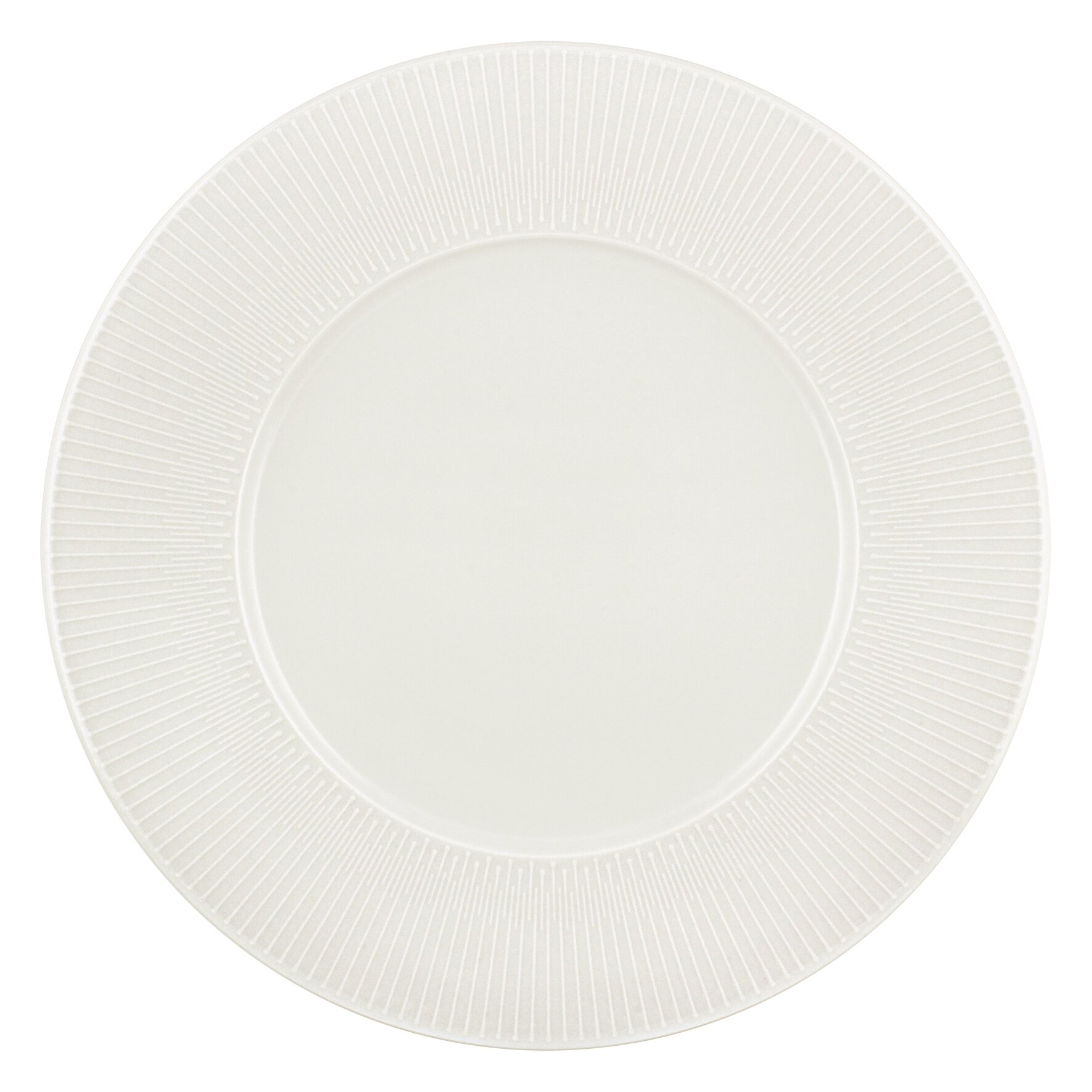 Teller flach mit Fahne 314 mm Relief