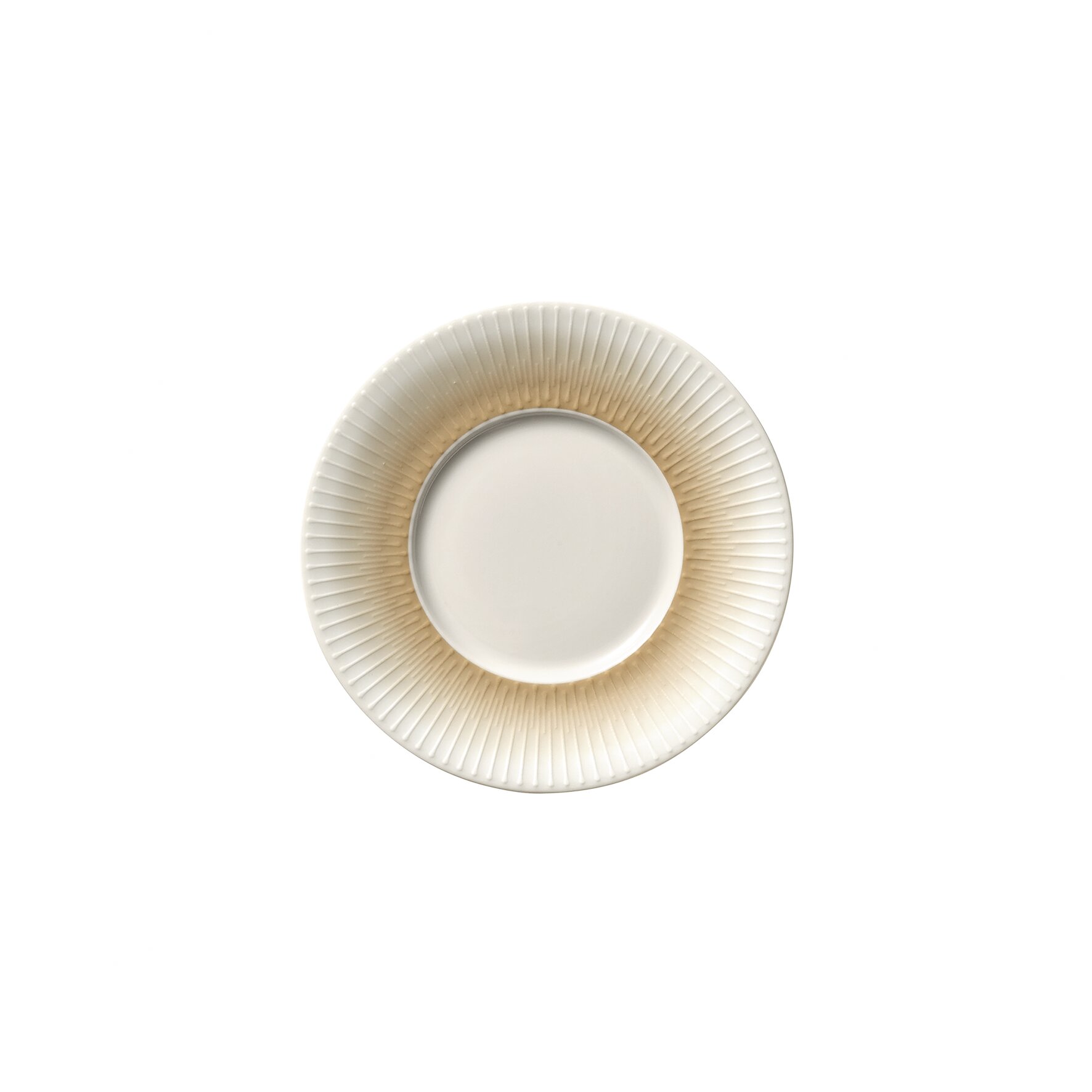 Teller flach mit Fahne 160 mm Relief Fringe
