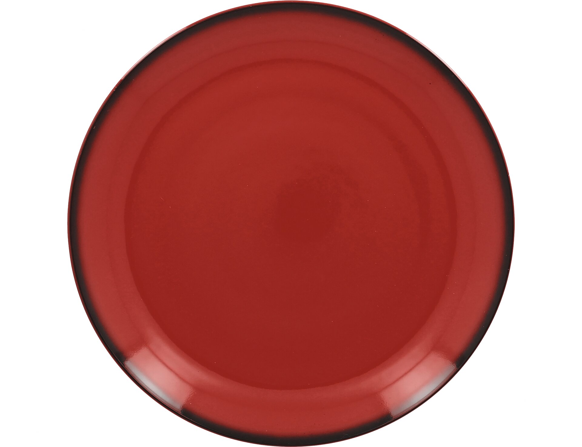 Coupteller flach 270 mm rot Lea