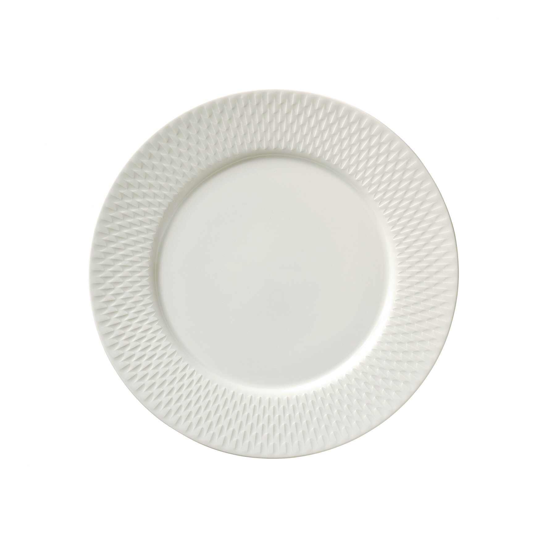Teller flach rund Fahne Relief 285 mm