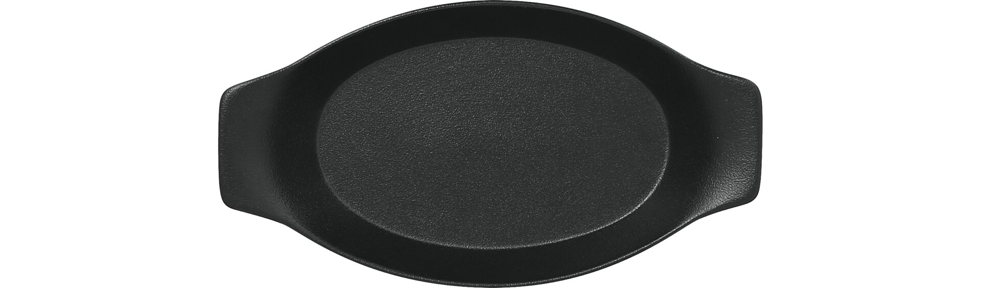 Schale oval mit Griffen 300 x 160 mm /  0,78 l volcano