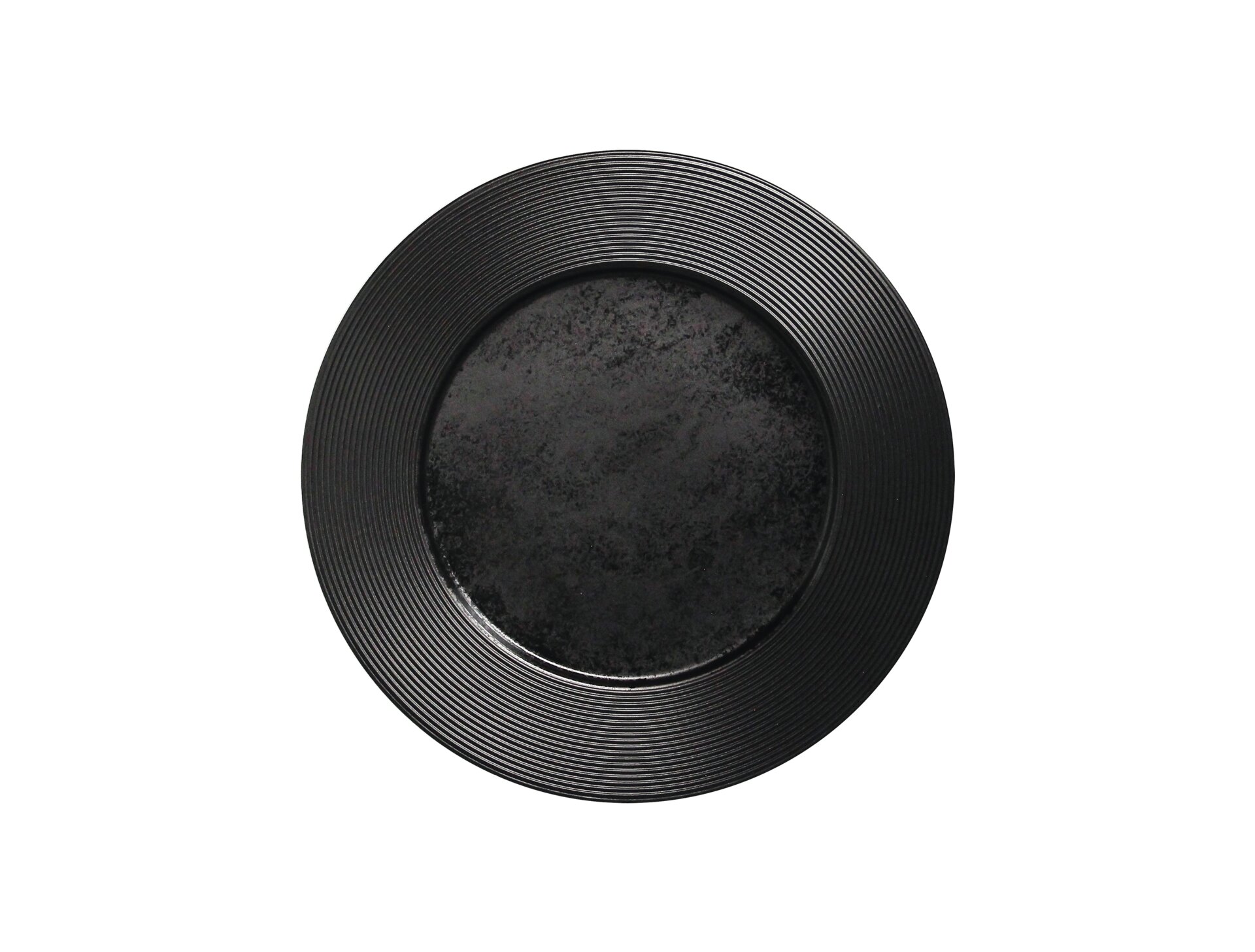 Teller flach 290 mm schwarz