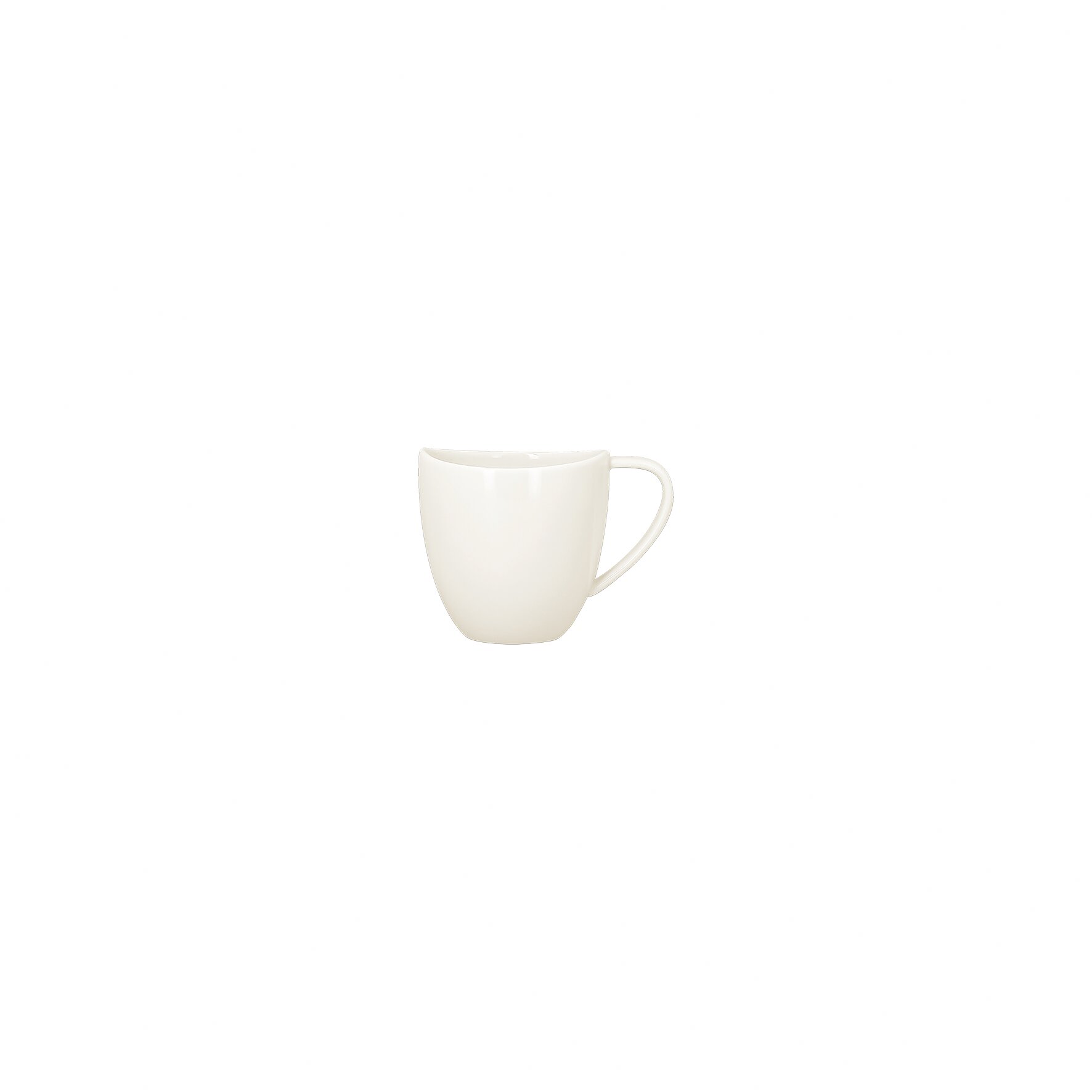 Kaffeetasse swirls 0,23 l plain-white