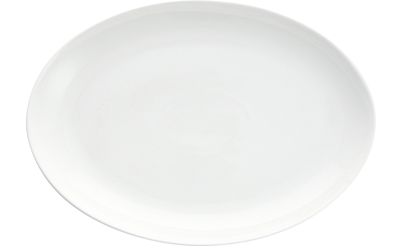 Coupeplatte oval 348 x 245 mm weiß Purio