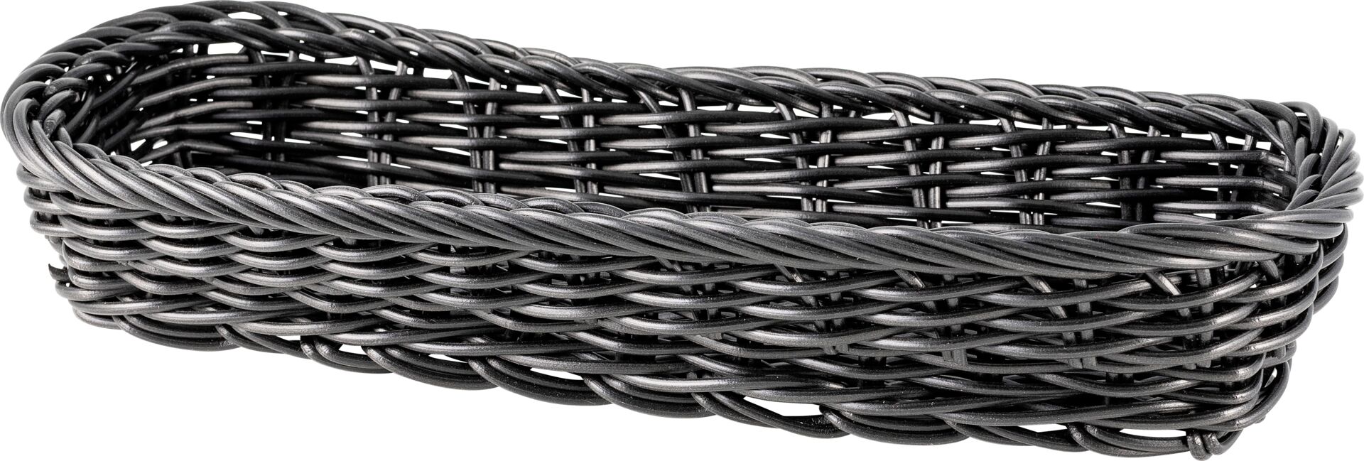 Korb Besteck rechteckig 27x11x4,5cm schwarz