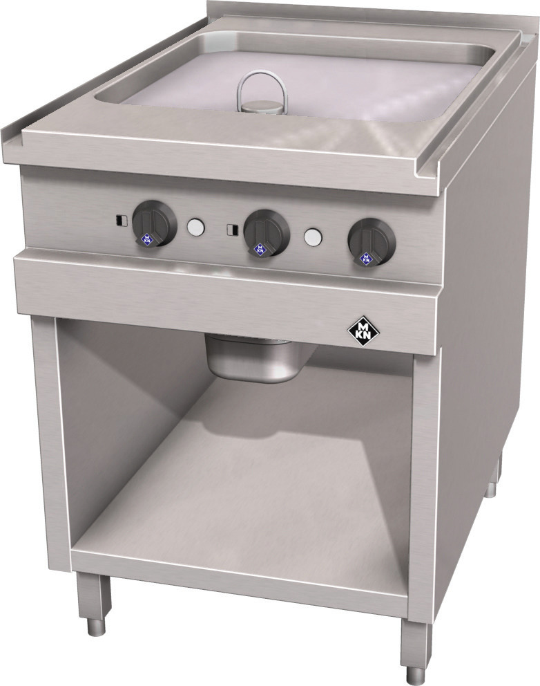 Elektro-Griddleplatte glatt PowerBlock / 1 Supra / Bratfläche 500 x 540 mm