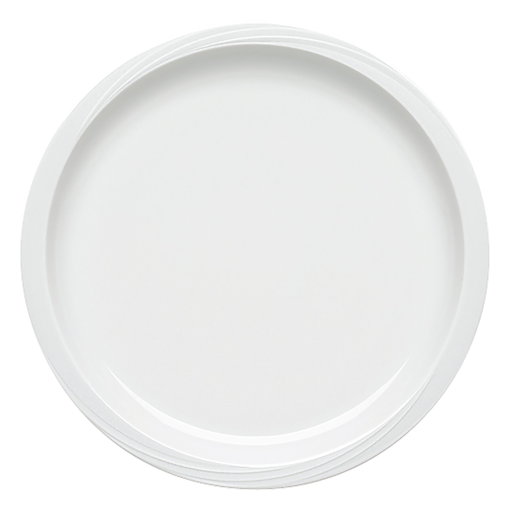 Teller mit Fahne flach 238 mm Donna