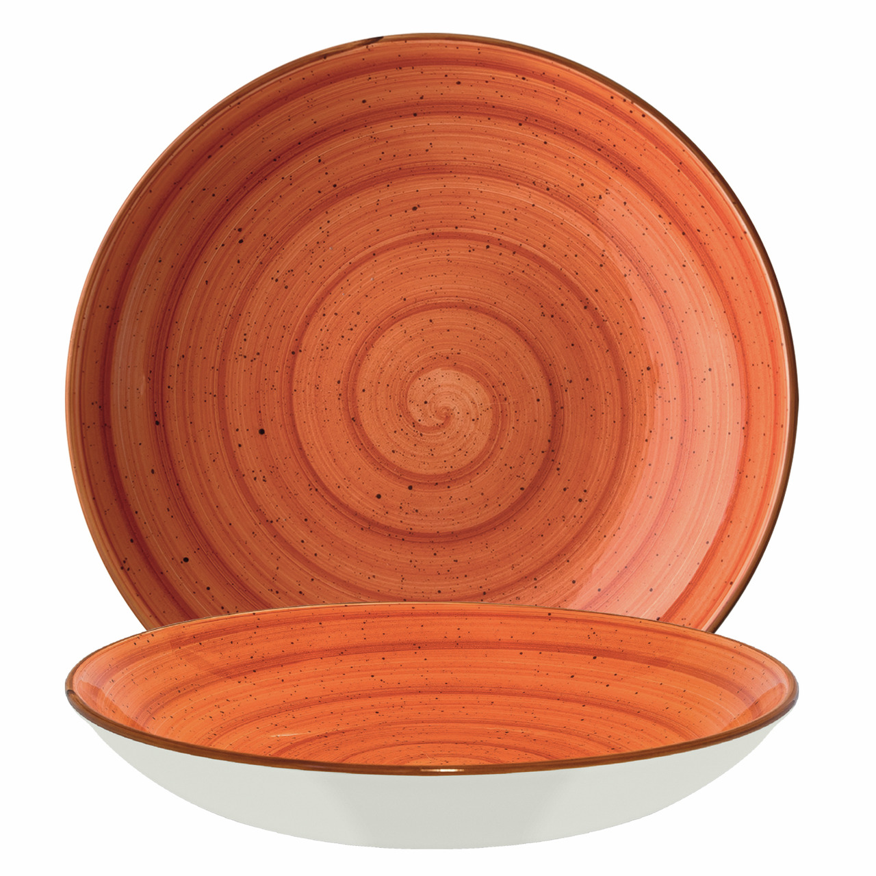 Teller tief Bloom 280 mm / 1,70 l Aura Terracotta