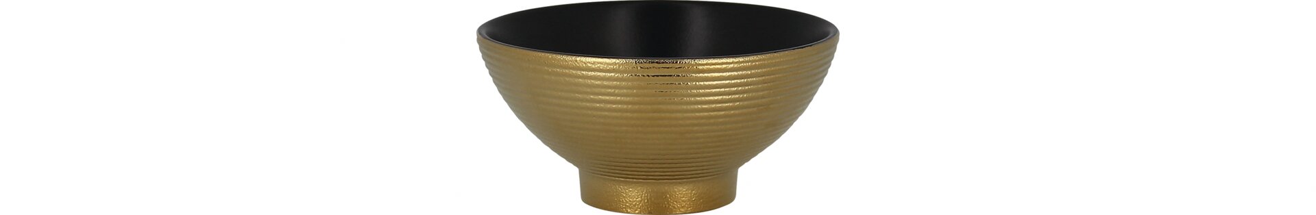 Schale rund mit Reliefdekor 120 mm / 0,28 l gold