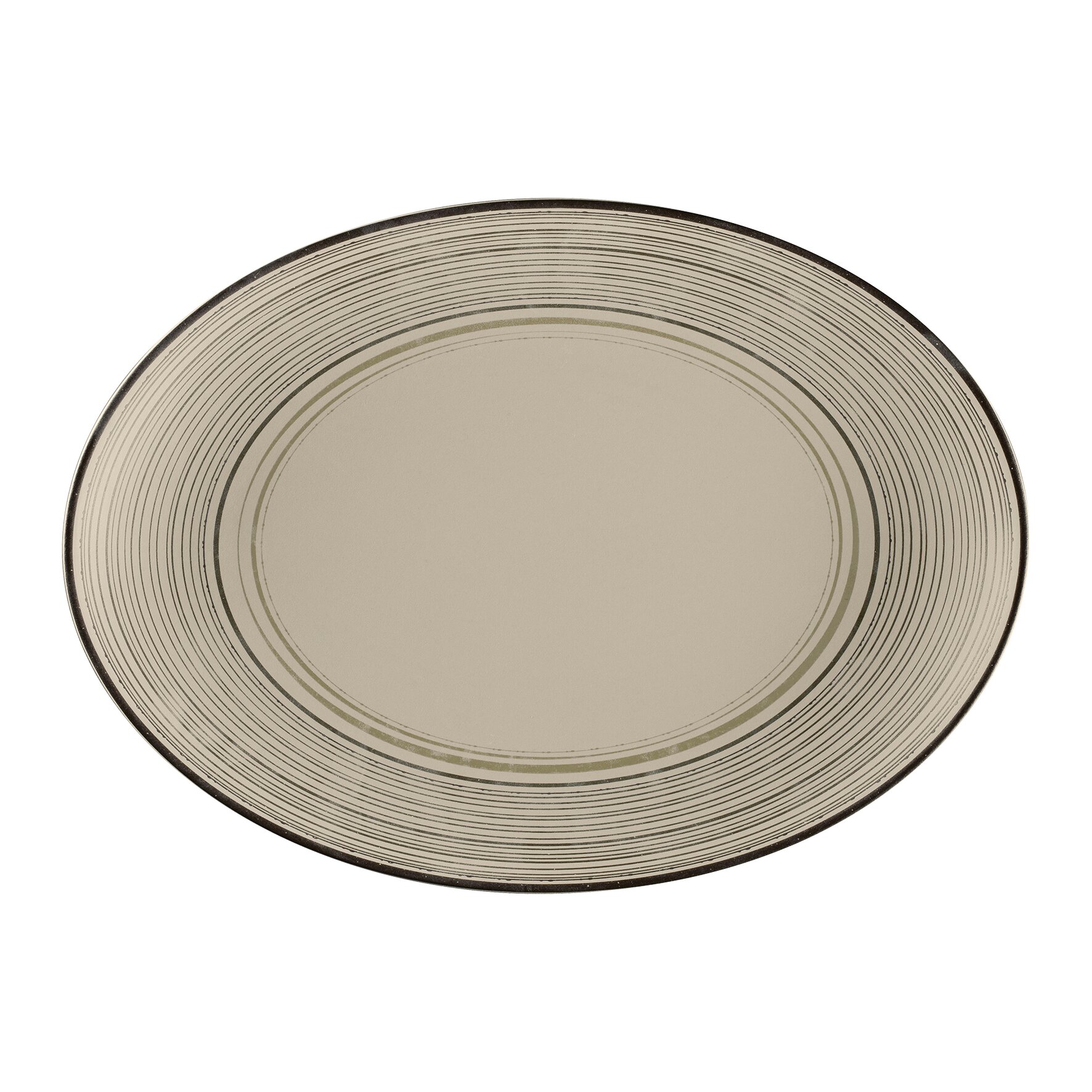 Platte oval 320 x 230 x 32 mm Argila Larissa