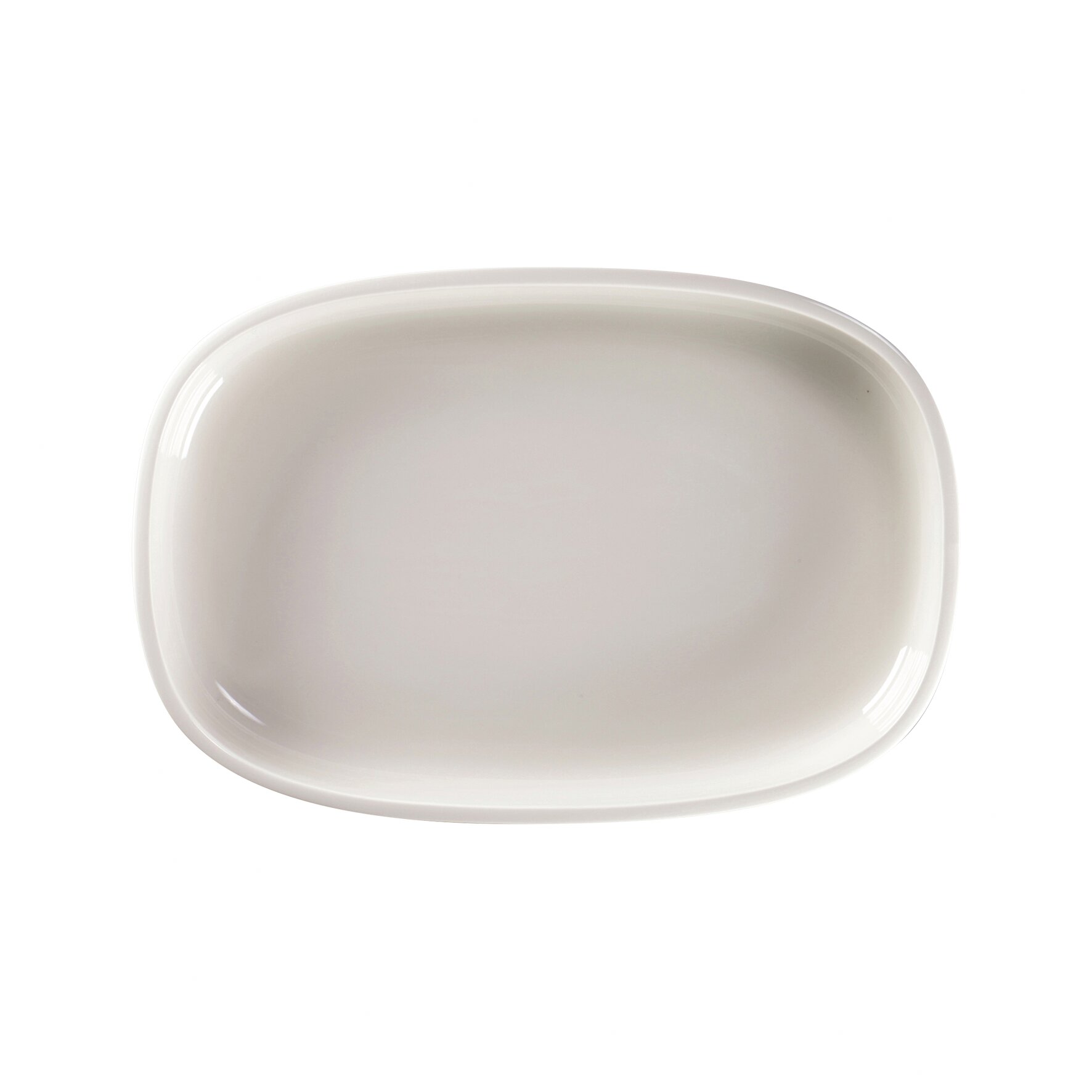 Platte oval tief 300 x 204 mm / 1,50 l weiß Ease Weiß
