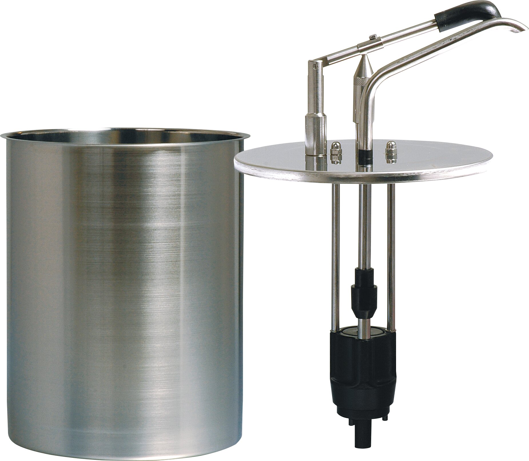 Dosierspender inkl. Edelstahl-Behälter 10 l 232 x 232 x 280 mm
