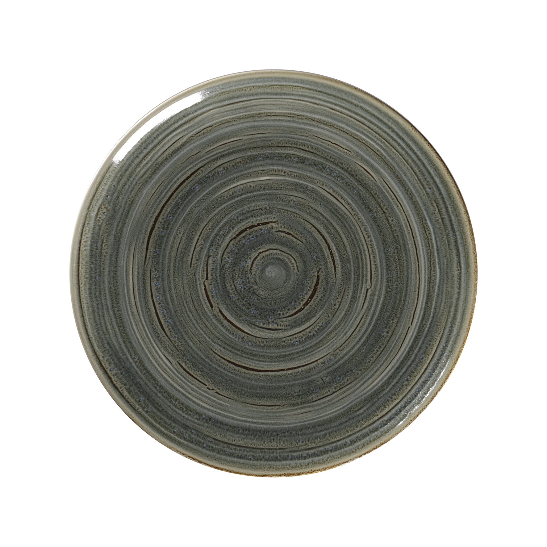 Teller flach coup 307 mm peridot green Spot Peridot Green