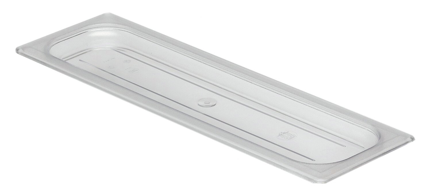 GN-Deckel GN 2/4 530 x 162 mm ohne Griff ohne Aussparung Polycarbonat transparent