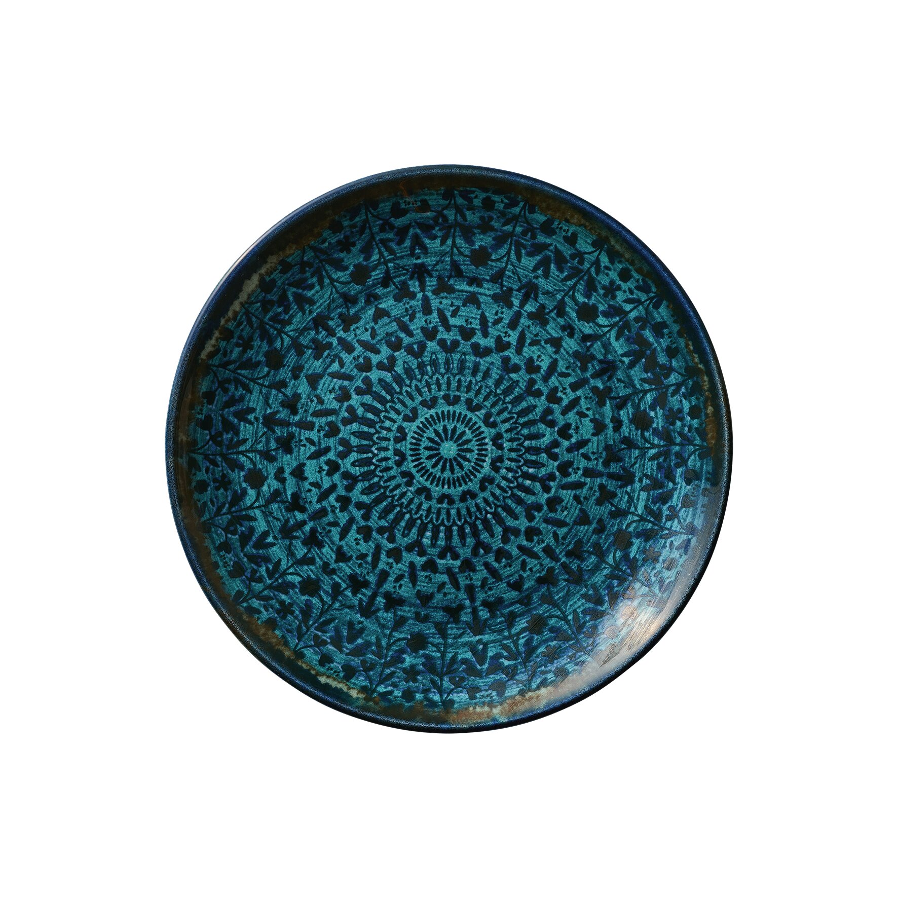 Coupteller flach rund 210 mm indigo Mirage