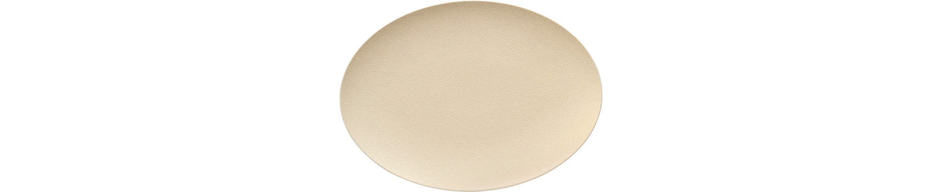 Coupplatte oval 118 x 88 mm champagne