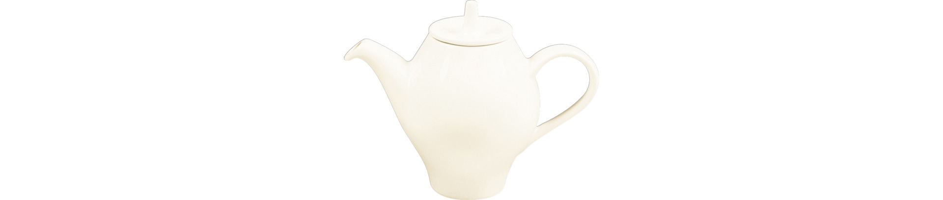 Teekanne mit Deckel 0,40 l crème