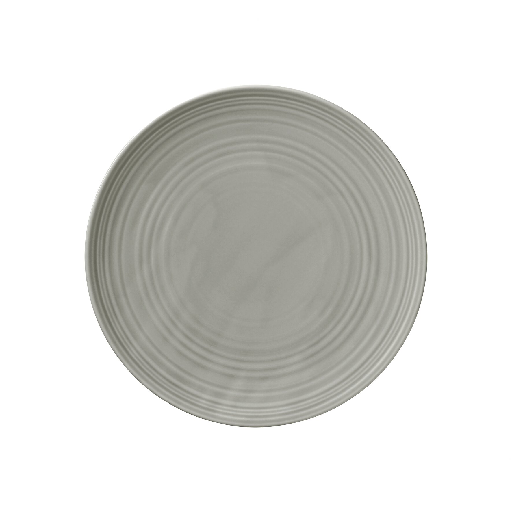 Coupteller flach 282 mm Struktur grau
