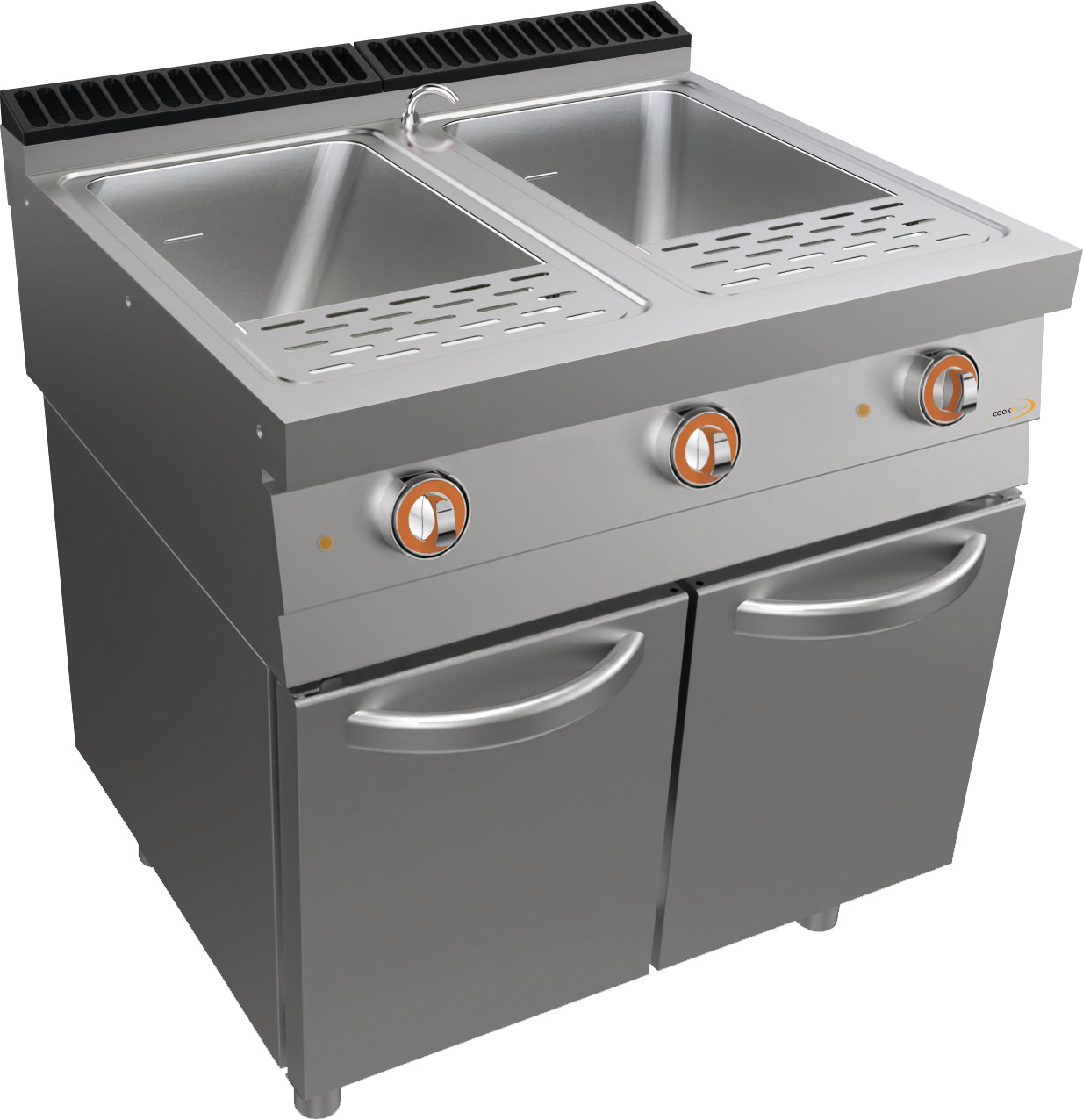Elektro-Nudelkocher, 2 x 26 l, Unterbau mit Türen