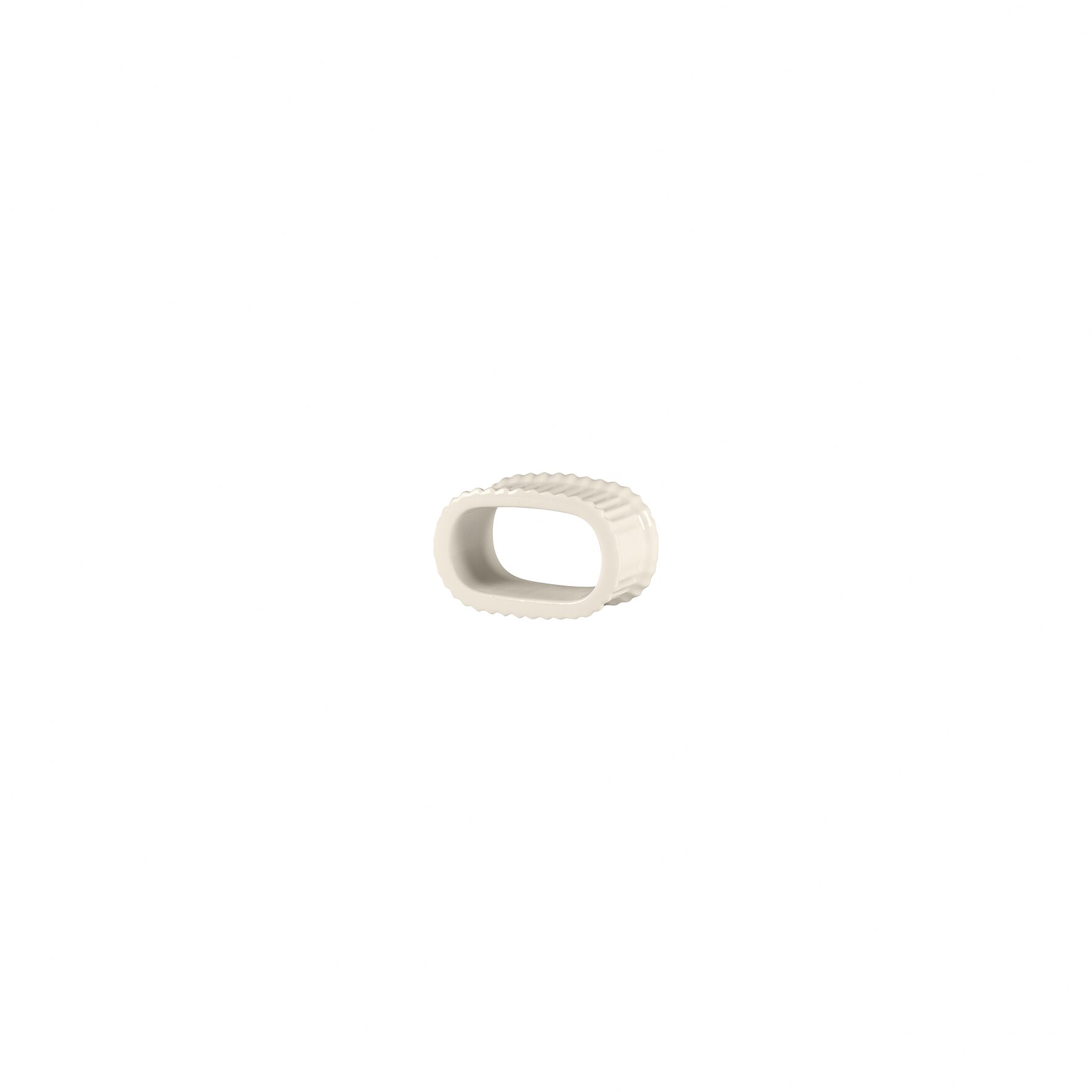 Serviettenring 65 x 43 x 32 mm weiß Spectra
